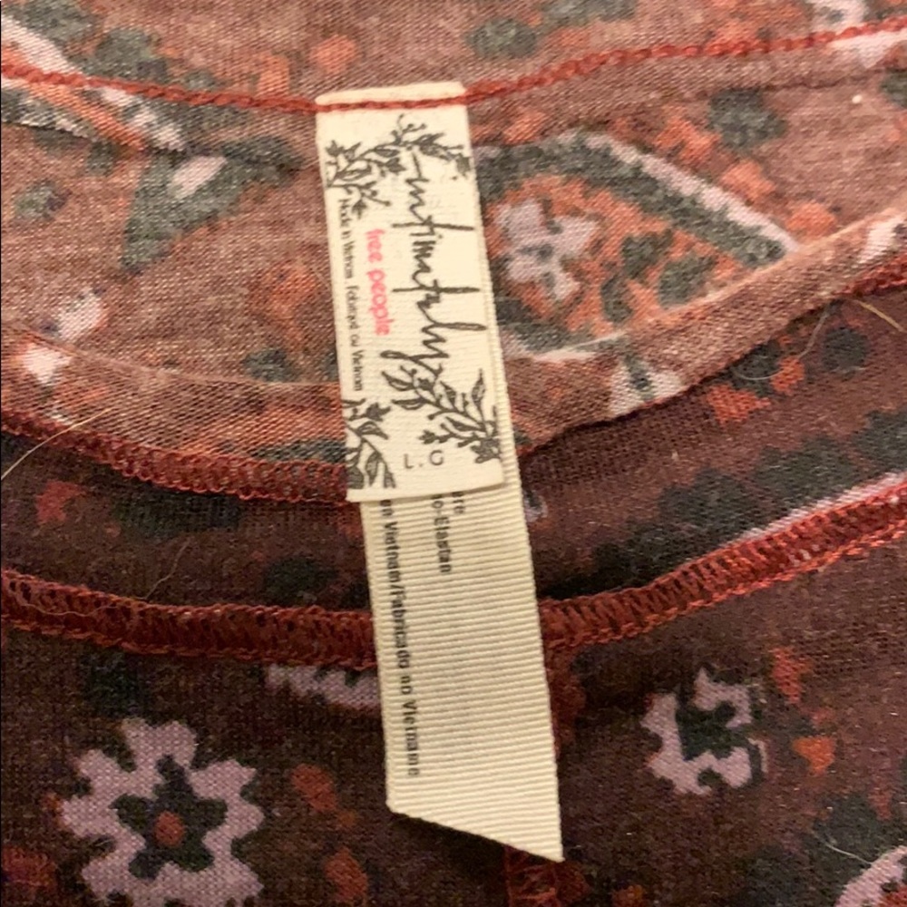 Free People Paisley Top - Picture 3 of 4